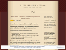 Tablet Screenshot of liverhealth.wordpress.com