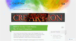 Desktop Screenshot of creartion.wordpress.com