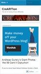 Mobile Screenshot of creartion.wordpress.com