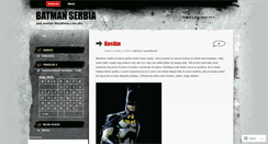 Desktop Screenshot of batmanserbia.wordpress.com