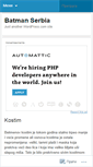 Mobile Screenshot of batmanserbia.wordpress.com