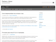 Tablet Screenshot of flashearyliberar.wordpress.com