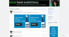 Desktop Screenshot of chicstalkbasketball.wordpress.com