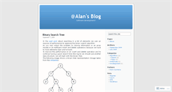 Desktop Screenshot of alanlavintman.wordpress.com