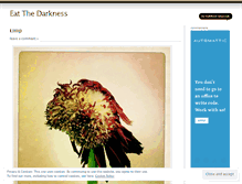 Tablet Screenshot of eatthedarkness.wordpress.com