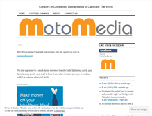 Tablet Screenshot of motomedia.wordpress.com