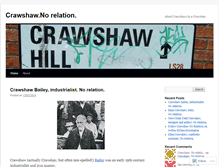 Tablet Screenshot of crawshawnorelation.wordpress.com
