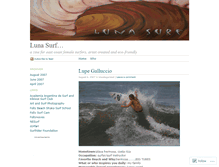 Tablet Screenshot of lunasurf.wordpress.com