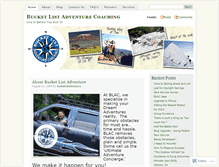 Tablet Screenshot of bucketlistadventure.wordpress.com