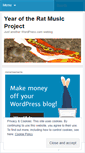 Mobile Screenshot of myyearofmusic.wordpress.com