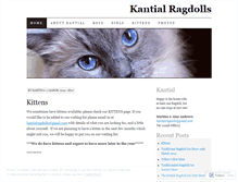 Tablet Screenshot of kantial.wordpress.com