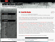 Tablet Screenshot of newmediagroove.wordpress.com