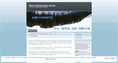 Desktop Screenshot of infonieve.wordpress.com