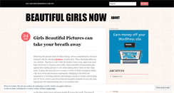 Desktop Screenshot of beautifulgirlsno.wordpress.com