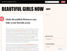 Tablet Screenshot of beautifulgirlsno.wordpress.com
