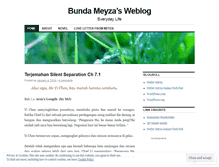 Tablet Screenshot of meyza.wordpress.com