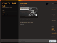 Tablet Screenshot of dincollegede.wordpress.com