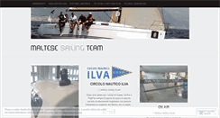 Desktop Screenshot of maltesesailingteam.wordpress.com