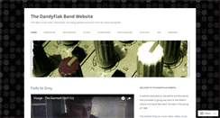 Desktop Screenshot of dandyflakband.wordpress.com
