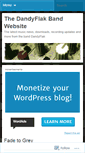 Mobile Screenshot of dandyflakband.wordpress.com