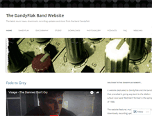 Tablet Screenshot of dandyflakband.wordpress.com