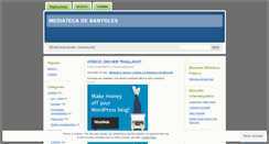 Desktop Screenshot of mediatecadebanyoles.wordpress.com