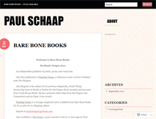 Tablet Screenshot of paulschaap.wordpress.com