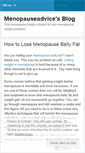 Mobile Screenshot of menopauseadvice.wordpress.com