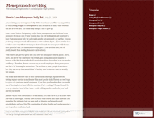 Tablet Screenshot of menopauseadvice.wordpress.com