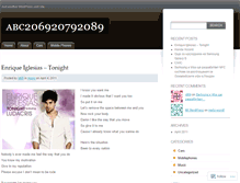 Tablet Screenshot of abc206920792089.wordpress.com