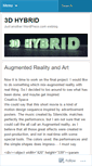 Mobile Screenshot of 3dhybrid2008.wordpress.com