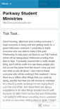 Mobile Screenshot of parkwayyouth.wordpress.com