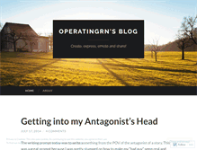 Tablet Screenshot of operatingrn.wordpress.com