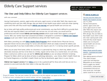 Tablet Screenshot of elderlyhealthcare.wordpress.com