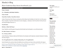 Tablet Screenshot of mattmanley.wordpress.com