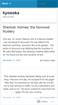 Mobile Screenshot of kyoooka.wordpress.com