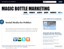 Tablet Screenshot of magicbottlemarketing.wordpress.com