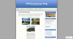 Desktop Screenshot of 305foreclosures.wordpress.com