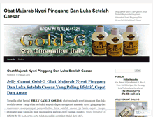 Tablet Screenshot of obatmujarabnyeripinggangdanlukacaesar.wordpress.com