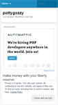 Mobile Screenshot of pattygozzy.wordpress.com