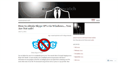 Desktop Screenshot of anoncorpwatch.wordpress.com