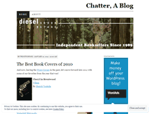 Tablet Screenshot of dieselbookstore.wordpress.com