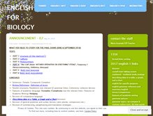 Tablet Screenshot of englishbiology.wordpress.com