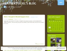 Tablet Screenshot of heatherfugiel.wordpress.com