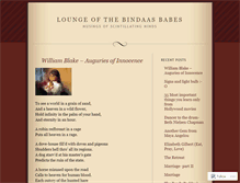 Tablet Screenshot of bindaasbabes.wordpress.com