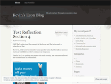 Tablet Screenshot of kevinseconblog.wordpress.com