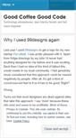 Mobile Screenshot of goodcoffeegoodcode.wordpress.com