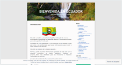 Desktop Screenshot of ficheecuador.wordpress.com