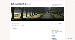 Desktop Screenshot of catenadeldentedileone.wordpress.com