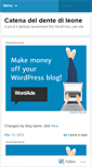Mobile Screenshot of catenadeldentedileone.wordpress.com